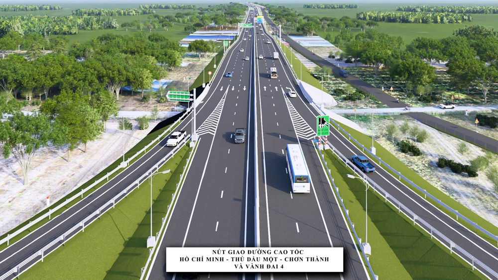 Khởi công đường Vành đai 4 TP.HCM, đoạn qua địa bàn tỉnh Bình Dương