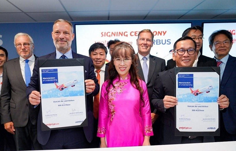 Vietjet của tỷ phú Nguyễn Thị Phương Thảo “chốt đơn” 100 máy bay Airbus