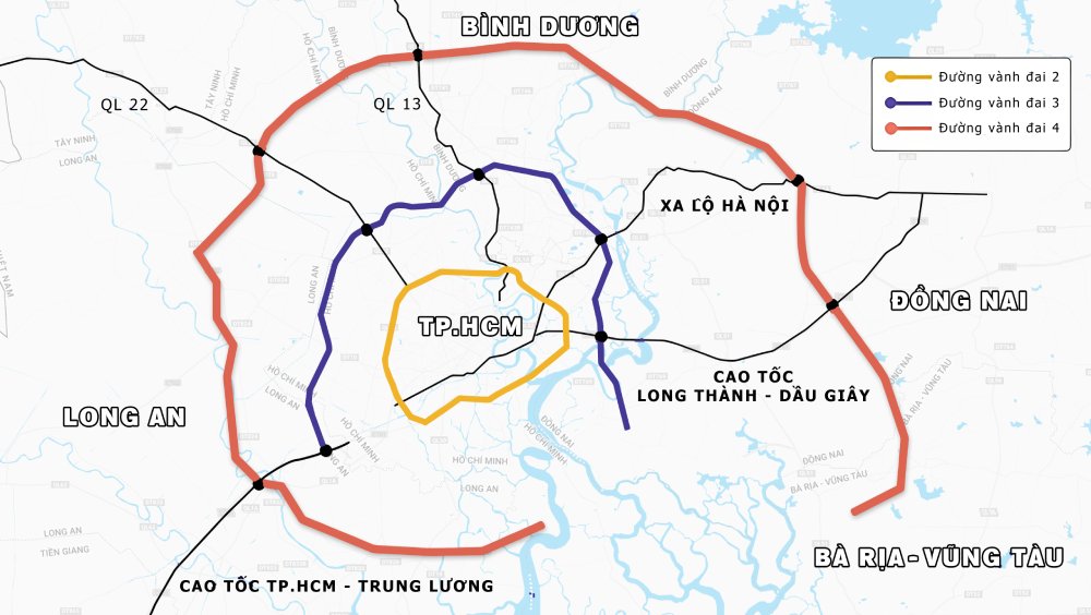 Đề xuất mới cho đường Vành đai 4 TP.HCM: Làm cầu cạn ở một số đoạn- Ảnh 2. Đề xuất mới cho đường Vành đai 4 TP.HCM: Làm cầu cạn ở một số đoạn- Ảnh 2.
