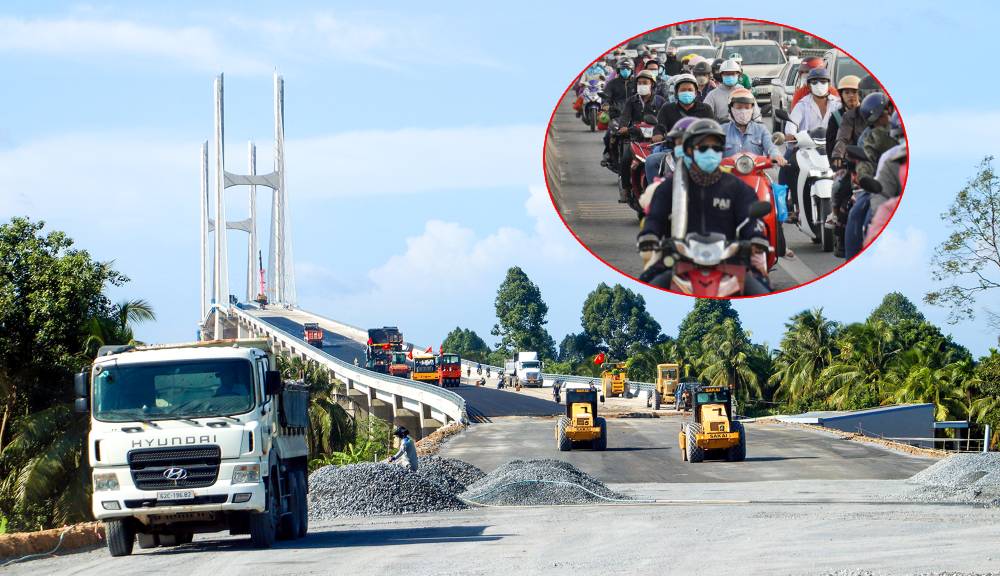 Sắp khai thác cầu Rạch Miễu 2: Đồng Tháp muốn hạn chế một số loại phương tiện- Ảnh 1.