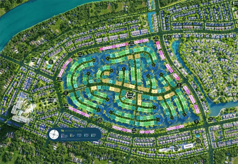 Retreat Island: Phân khu biệt thự tại khu đô thị Eco Retreat- Ảnh 2.
