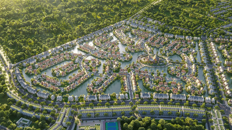 Đảo Châu Âu: Phân khu thuộc dự án Eco Central Park Nghệ An- Ảnh 1.