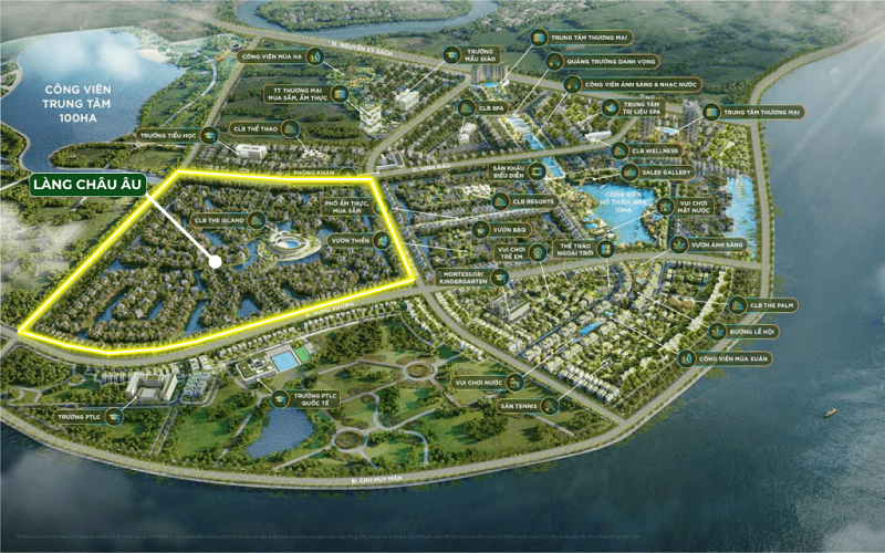 Đảo Châu Âu: Phân khu thuộc dự án Eco Central Park Nghệ An- Ảnh 2.