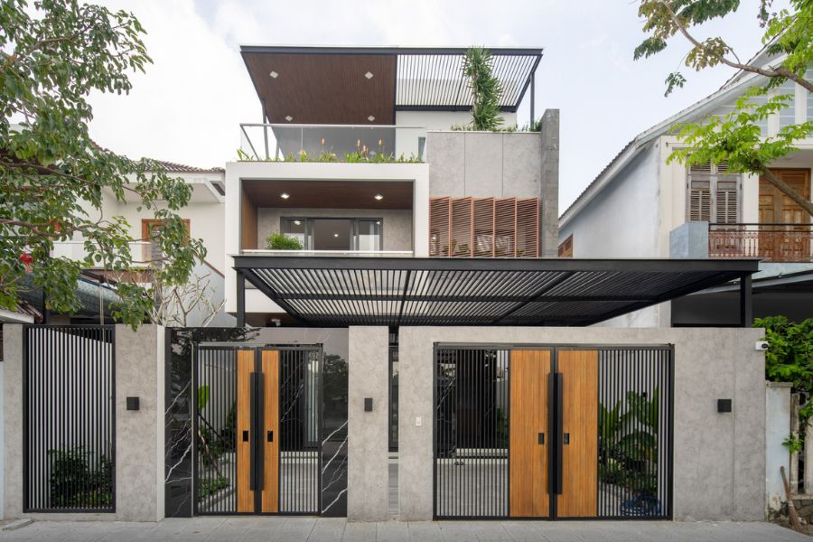 Thiết kế cổng nhà theo phong thủy rước may mắn, hút tài lộc- Ảnh 2. Thiết kế cổng nhà theo phong thủy rước may mắn, hút tài lộc- Ảnh 2.