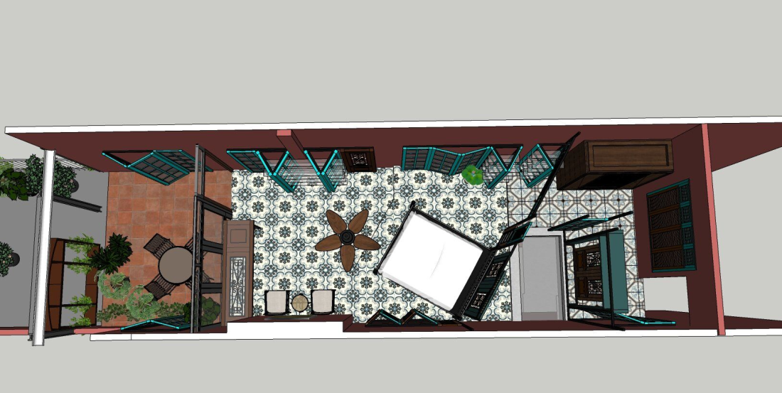 Ngôi nhà "độc bản" Hà Nội từ bộ sưu tập cửa- Ảnh 3. Ngôi nhà "độc bản" Hà Nội từ bộ sưu tập cửa- Ảnh 3.