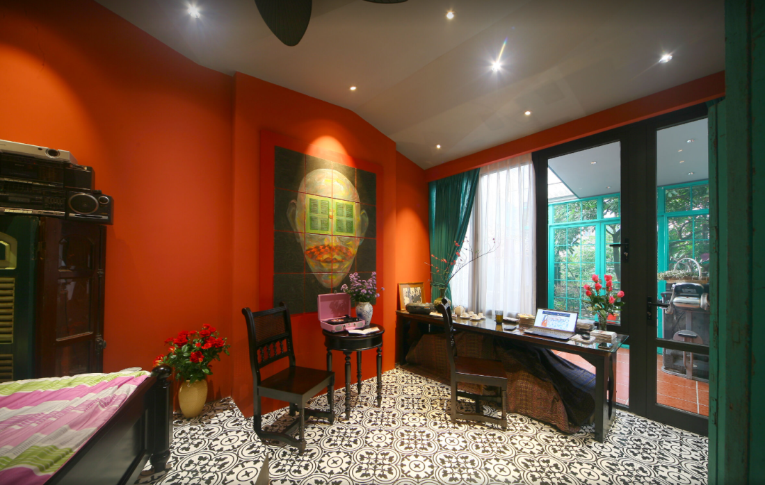 Ngôi nhà "độc bản" Hà Nội từ bộ sưu tập cửa- Ảnh 6. Ngôi nhà "độc bản" Hà Nội từ bộ sưu tập cửa- Ảnh 6.