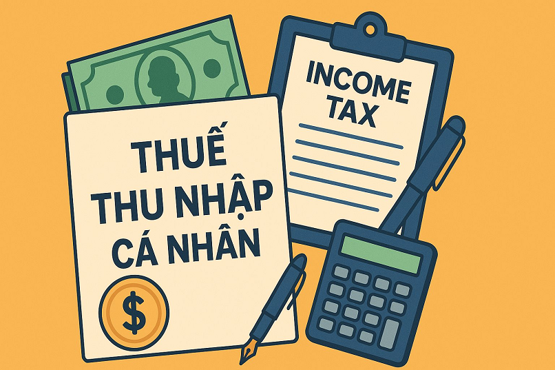 Thu nhập 25 triệu đồng/tháng, có một người phụ thuộc, đóng thuế bao nhiêu?