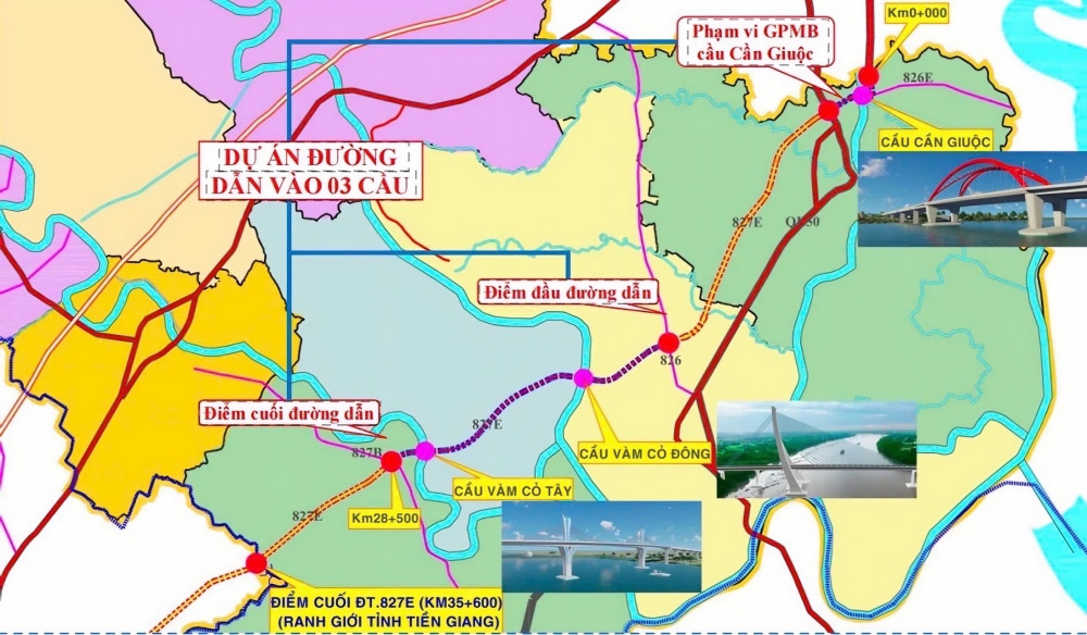 Tây Ninh chỉ đạo “gỡ nút thắt” dự án đường dẫn vào cầu Cần Giuộc trên tuyến đường tỉnh 827E- Ảnh 1. Tây Ninh chỉ đạo “gỡ nút thắt” dự án đường dẫn vào cầu Cần Giuộc trên tuyến đường tỉnh 827E- Ảnh 1.