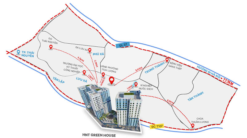 HNT Green House: Dự án nhà ở xã hội tại Thái Nguyên- Ảnh 2.