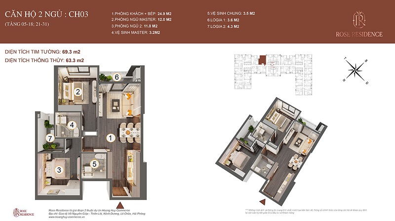 Tòa Rose Residence: Chung cư Hoàng Huy Commerce Hải Phòng- Ảnh 6.