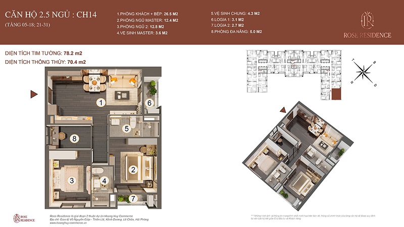 Tòa Rose Residence: Chung cư Hoàng Huy Commerce Hải Phòng- Ảnh 8.