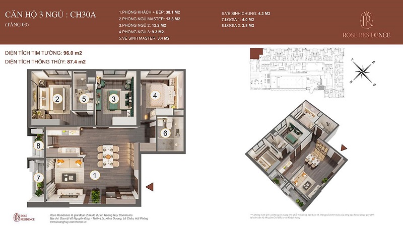 Tòa Rose Residence: Chung cư Hoàng Huy Commerce Hải Phòng- Ảnh 9.