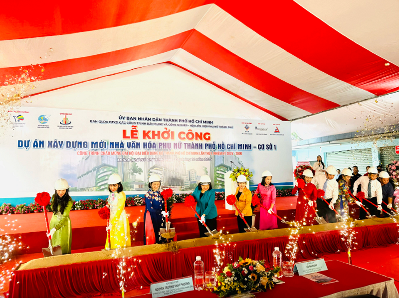 TP.HCM khởi công xây mới Nhà văn hóa Phụ nữ hơn 623 tỷ đồng- Ảnh 1.