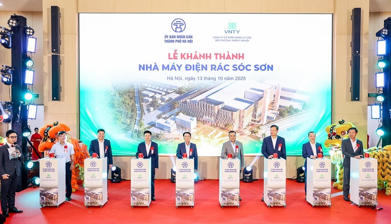 Hà Nội khánh thành nhà máy điện rác Sóc Sơn lớn thứ 2 thế giới- Ảnh 1.