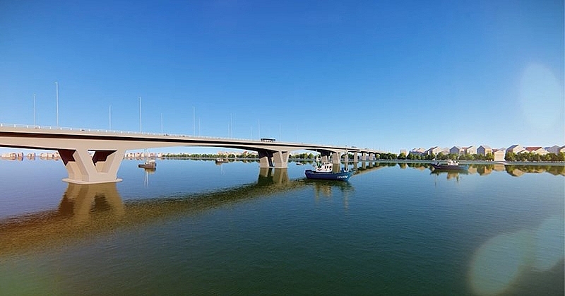 Cây cầu đầu tiên vượt sông Thái Bình nối Bắc Ninh - Hải Phòng trị giá hơn 2.200 tỷ đồng đang chậm tiến độ