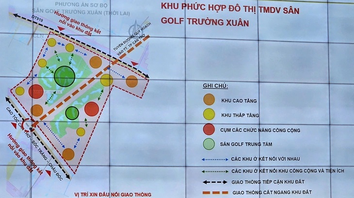 Đề xuất đầu tư dự án sân golf kết hợp khu phức hợp đô thị tại Cần Thơ