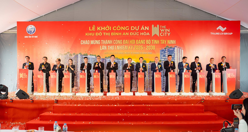 Tây Ninh khởi công khu đô thị quy mô gần 6.000 căn hộ, vốn đầu tư gần 9.300 tỷ đồng