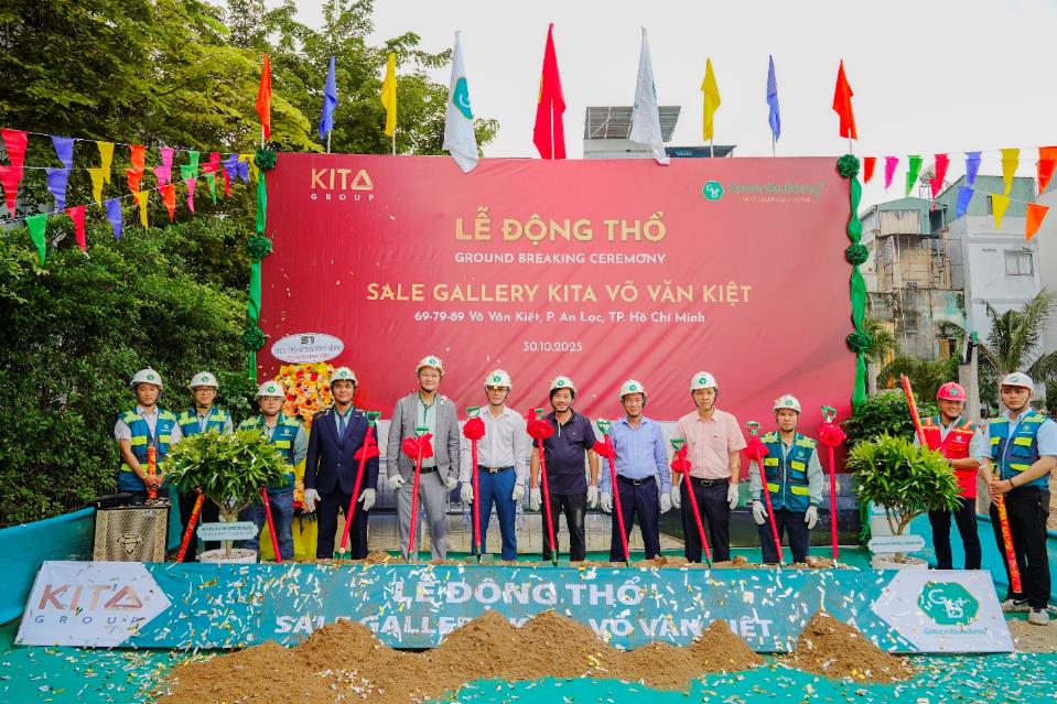 KITA Group động thổ nhà mẫu KITA Võ Văn Kiệt