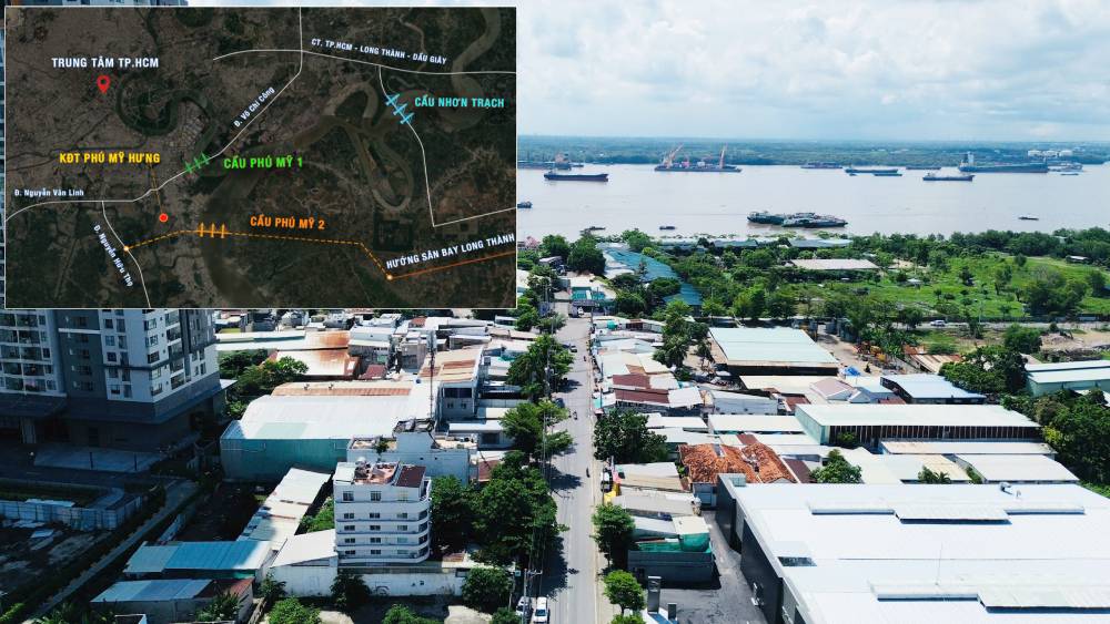 Tin mới nhất về xây cầu Phú Mỹ 2 gần 13.000 tỷ kết nối sân bay Long Thành