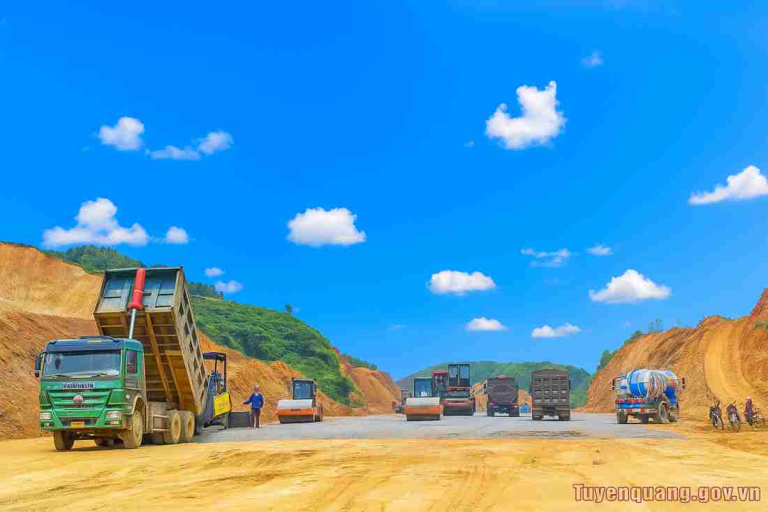 Tiến độ tuyến cao tốc hơn 6.800 tỷ đồng ở Tuyên Quang