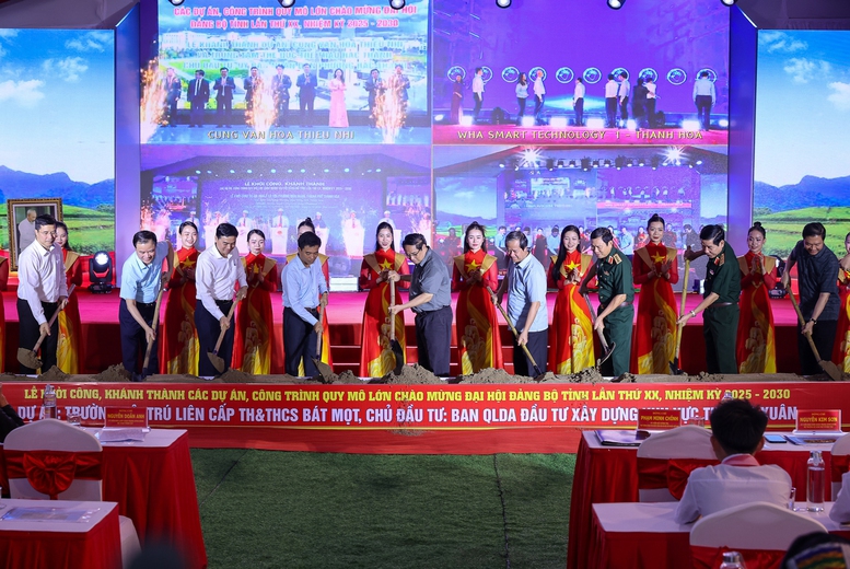 Khởi công đồng loạt 100 trường học vùng biên