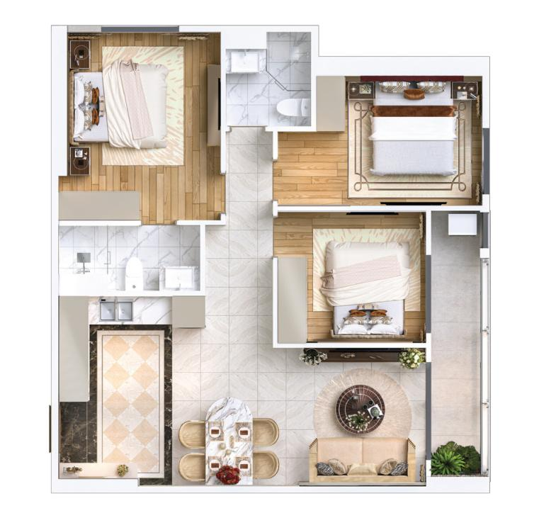 Khải Hoàn Prime: Dự án căn hộ Resort tại khu Nam TP.HCM- Ảnh 7. Khải Hoàn Prime: Dự án căn hộ Resort tại khu Nam TP.HCM- Ảnh 7.