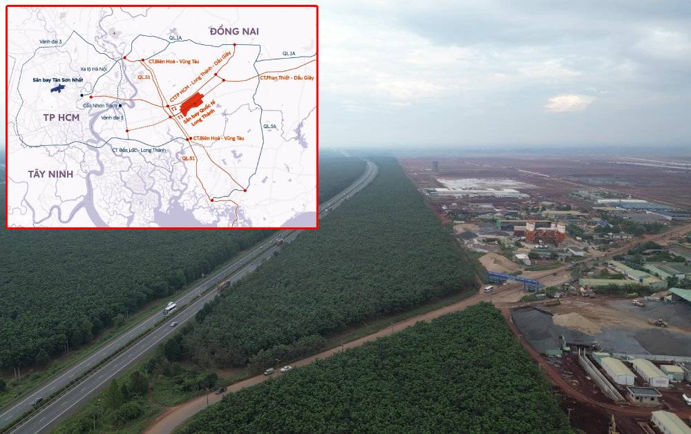 Những tuyến cao tốc kết nối TP.HCM và các tỉnh lân cận với sân bay Long Thành