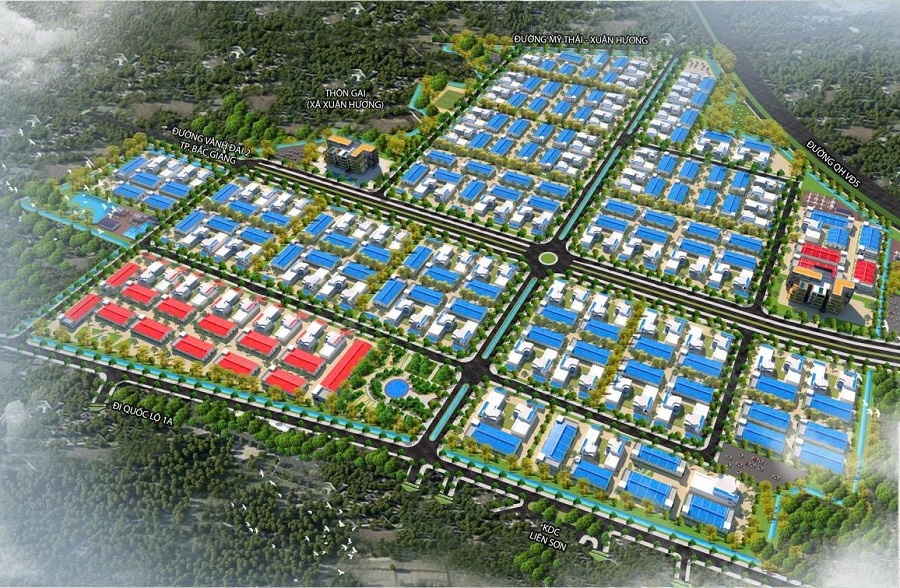 Khu công nghiệp Mỹ Thái – Xuân Hương – Tân Dĩnh tại Bắc Ninh