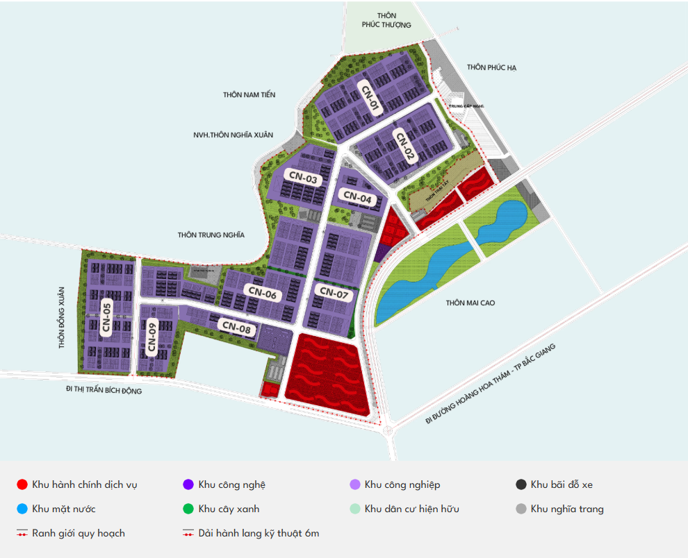 Khu công nghiệp Song Mai - Nghĩa Trung Bắc Ninh- Ảnh 2.