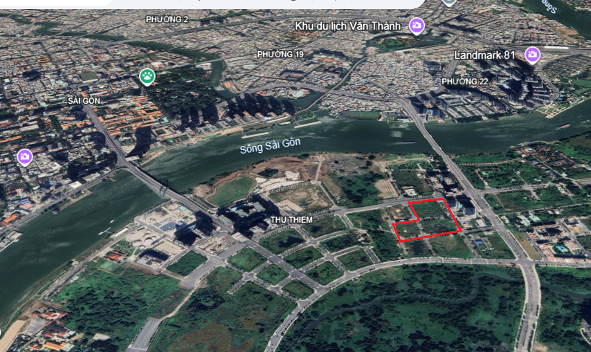 Các lô đất sẽ đấu giá tại Thủ Thiêm trong năm 2026