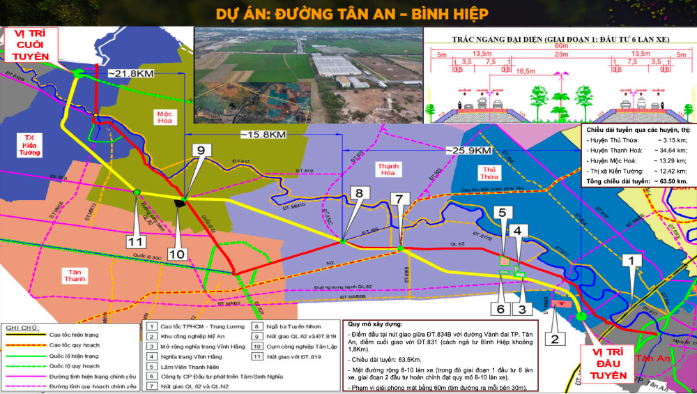 Tây Ninh chuẩn bị đầu tư đường Tân An - Bình Hiệp quy mô 10 làn xe- Ảnh 1.