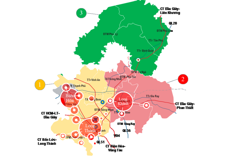 4 vùng kinh tế trọng điểm của Đồng Nai đến 2030 nằm ở đâu?