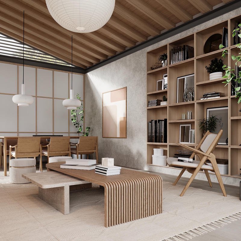 Xu hướng thiết kế nội thất theo phong cách Japandi - tối giản mà ấm áp