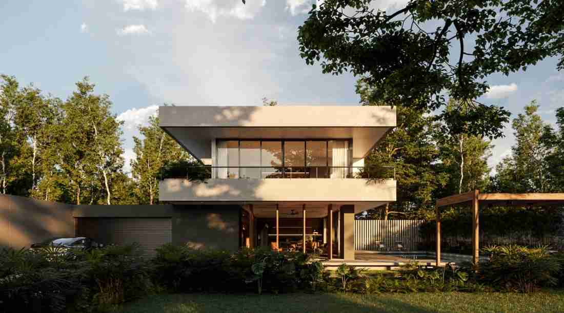 Biệt thự vườn TP. HCM mở ở Tây đón hoàng hôn, đóng ở Đông lọc nắng sớm