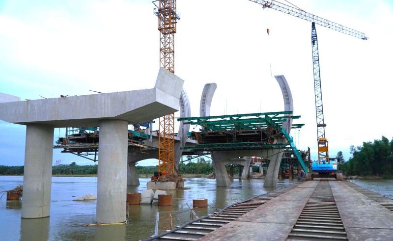 Tiến độ thực hiện các công trình trọng điểm trên địa bàn tỉnh Quảng Ngãi