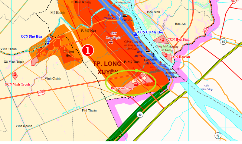 Khu công nghiệp ở trung tâm An Giang đang làm đến đâu?