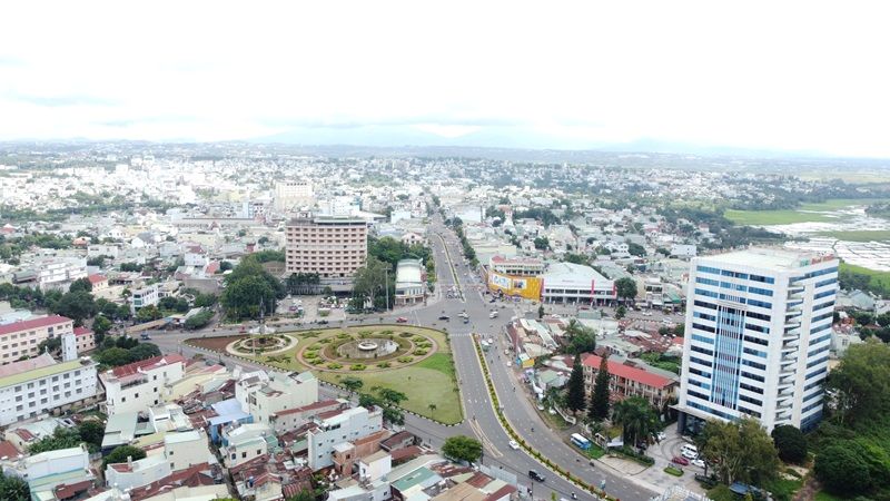 Địa điểm sẽ triển khai khu phức hợp nhà ở cao tầng và thương mại Phù Đổng gần 600 tỷ đồng tại Gia Lai