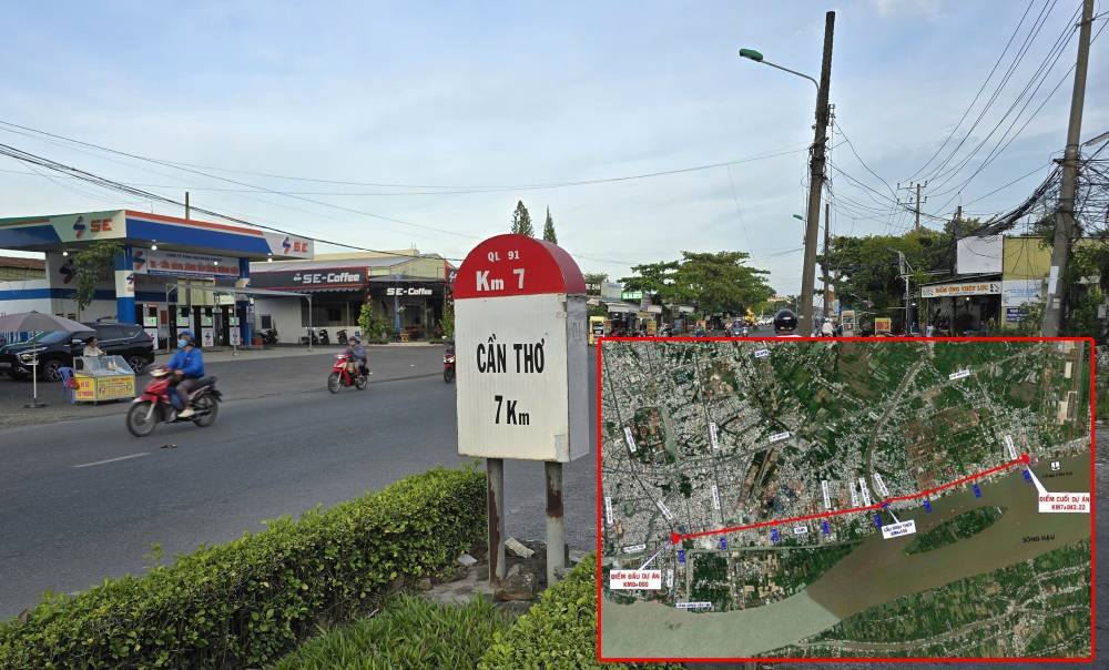 Đang triển khai công tác bồi thường, tái định cư dự án nâng cấp, mở rộng Quốc lộ 91 ở Cần Thơ