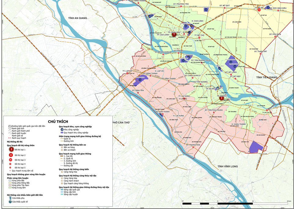 BẢNG GIÁ ĐẤT ĐỒNG THÁP 2026: Dự thảo về giá đất trong đó có hàng loạt khu công nghiệp, cụm công nghiệp