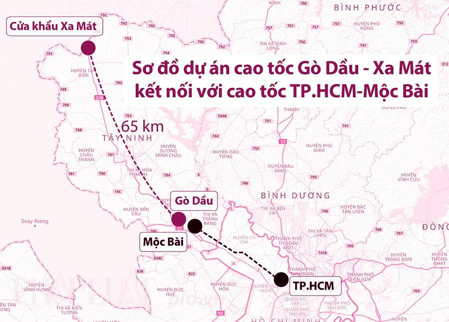 Dự kiến thu hồi 248ha đất tại Tây Ninh để làm tuyến cao tốc mới- Ảnh 1. Dự kiến thu hồi 248ha đất tại Tây Ninh để làm tuyến cao tốc mới- Ảnh 1.
