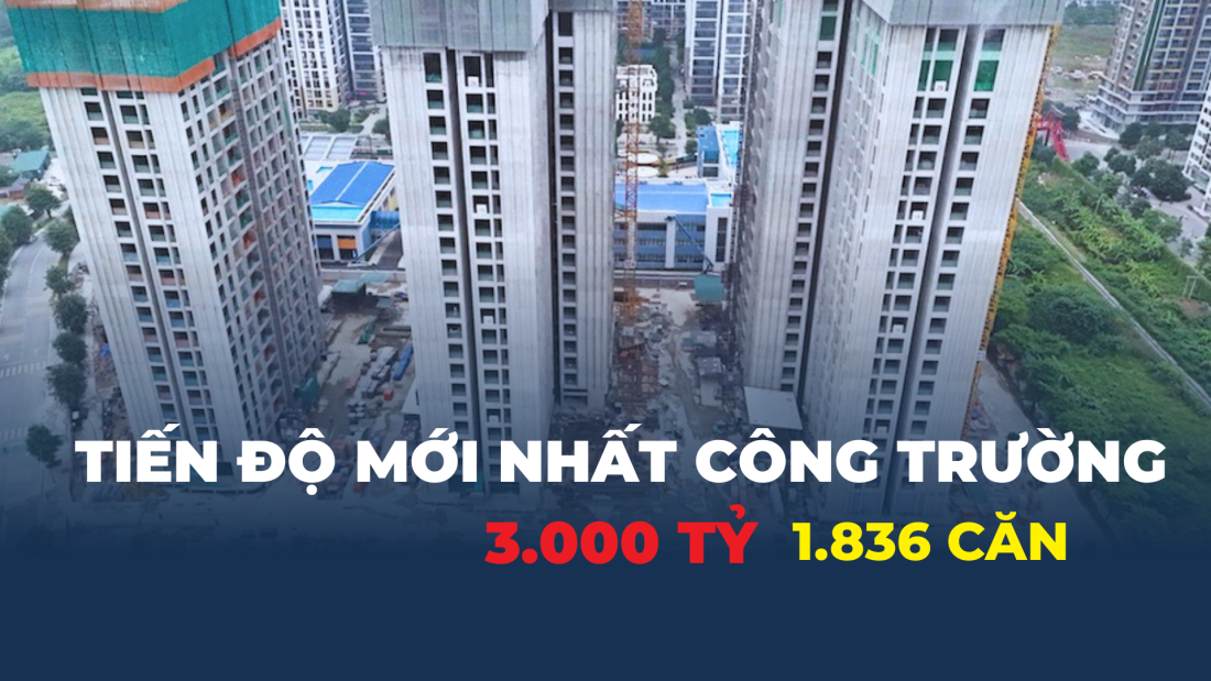 Tiến độ mới nhất công trường dự án gần 3.000 tỷ phía Tây Hà Nội
