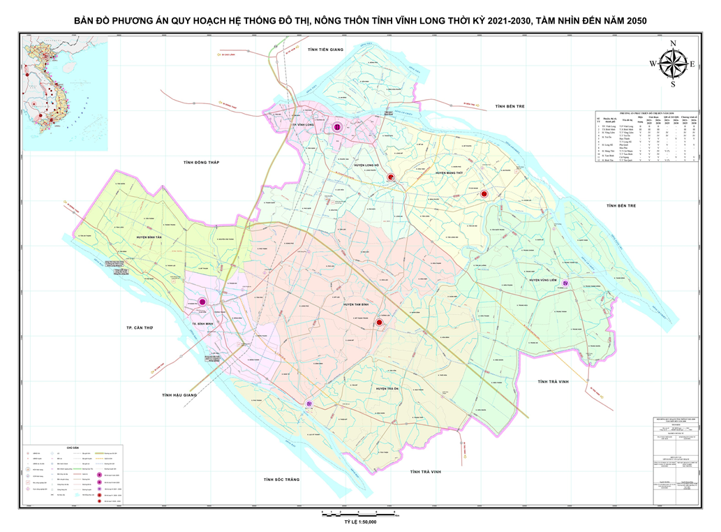 Quy hoạch Vĩnh Long mới nhất: Đến năm 2030 có 18 đô thị với 3 đô thị loại 2