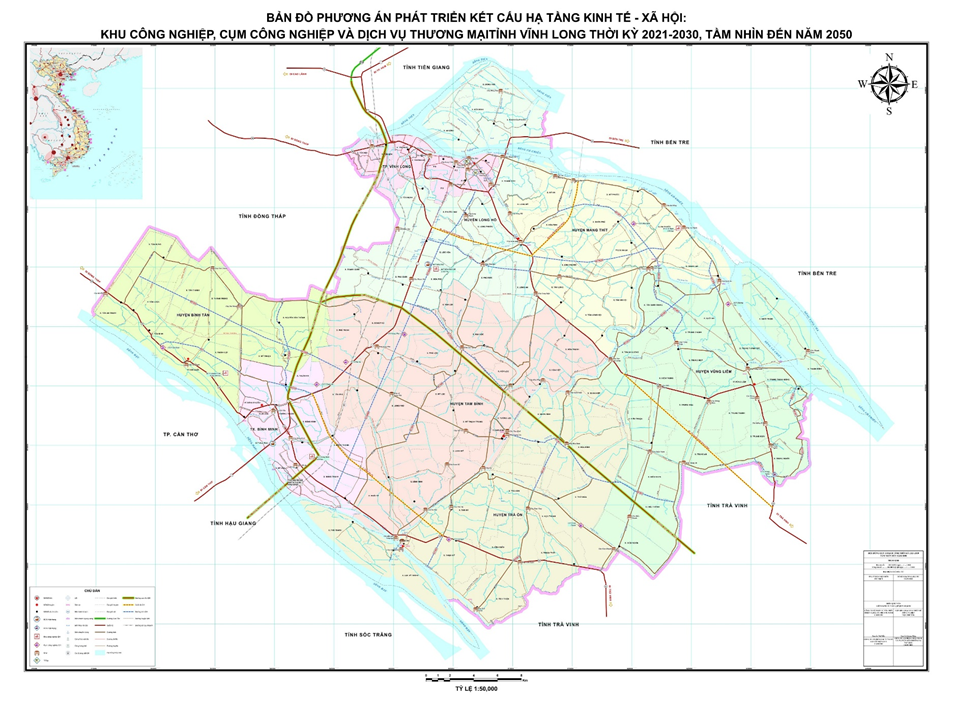 Quy hoạch Vĩnh Long 2030: CHỐT PHƯƠNG ÁN 21 khu công nghiệp và Khu kinh tế tự do ven biển