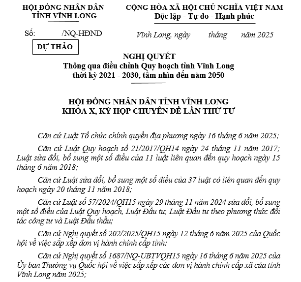 Quy hoạch tỉnh Vĩnh Long 2030 sắp được thông qua- Ảnh 1.