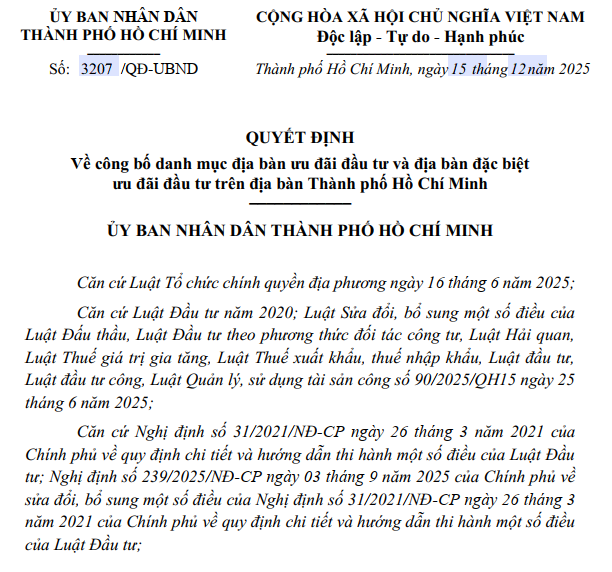 Sau sáp nhập 2025, TP.HCM xác định 18 khu vực ưu đãi đầu tư trọng điểm về thuế, đất đai- Ảnh 2. Sau sáp nhập 2025, TP.HCM xác định 18 khu vực ưu đãi đầu tư trọng điểm về thuế, đất đai- Ảnh 2.