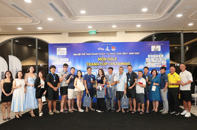 Kết quả giải Golf tranh Cúp Costamigo 2025
