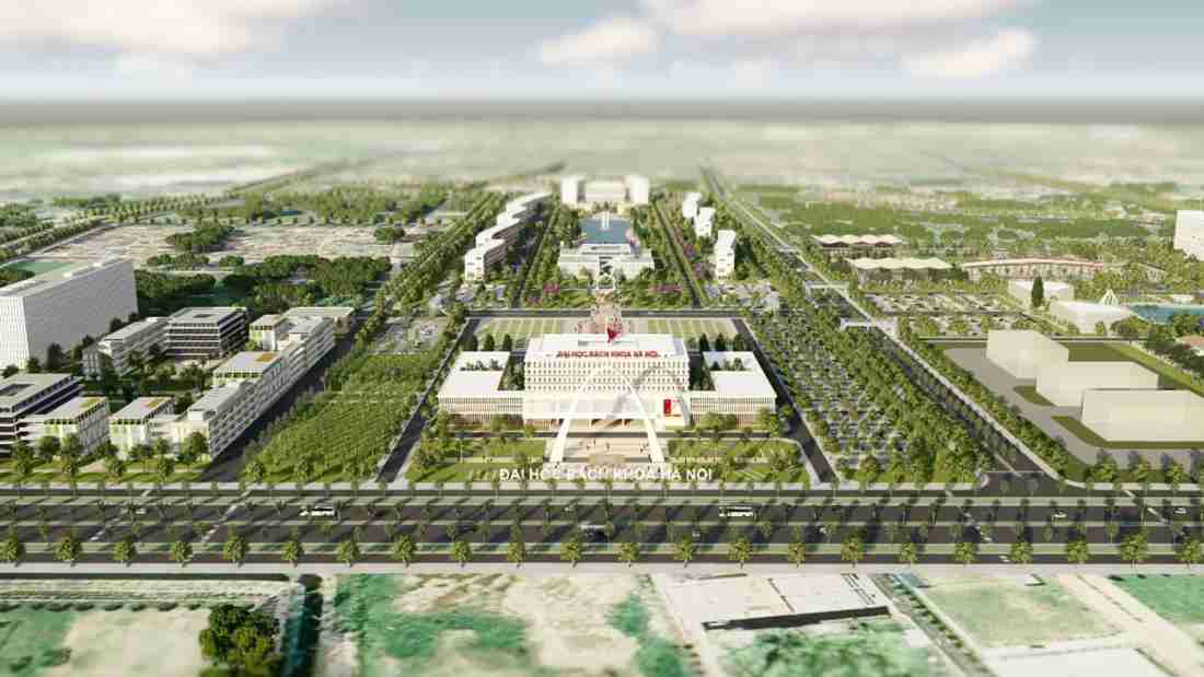 Hé lộ quy hoạch chi tiết phân hiệu Đại học Bách khoa Hà Nội 70 ha tại Hưng Yên