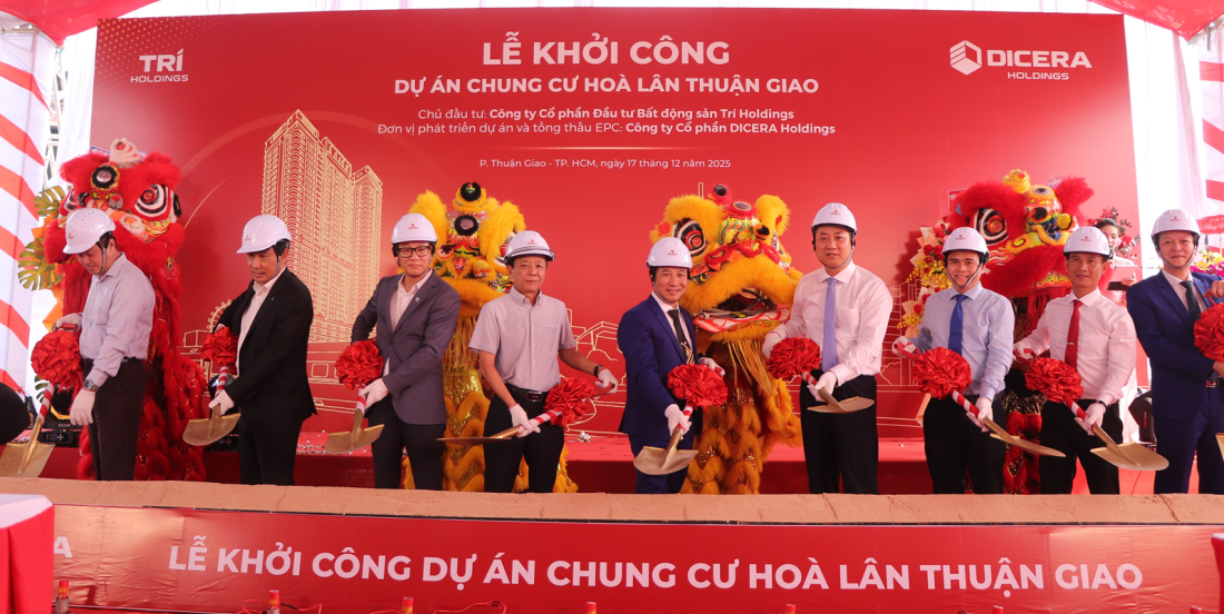 Khởi công chung cư có 688 căn hộ, vốn đầu tư hơn 1.880 tỷ đồng trên Đại lộ Bình Dương