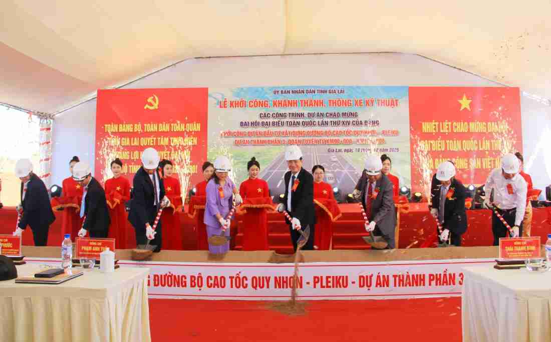 Khởi công dự án cao tốc Quy Nhơn – Pleiku