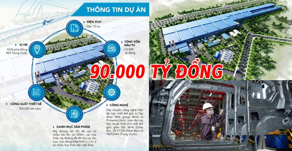 Miền Trung thành tâm điểm với 2 dự án thép quy mô 90.000 tỷ đồng